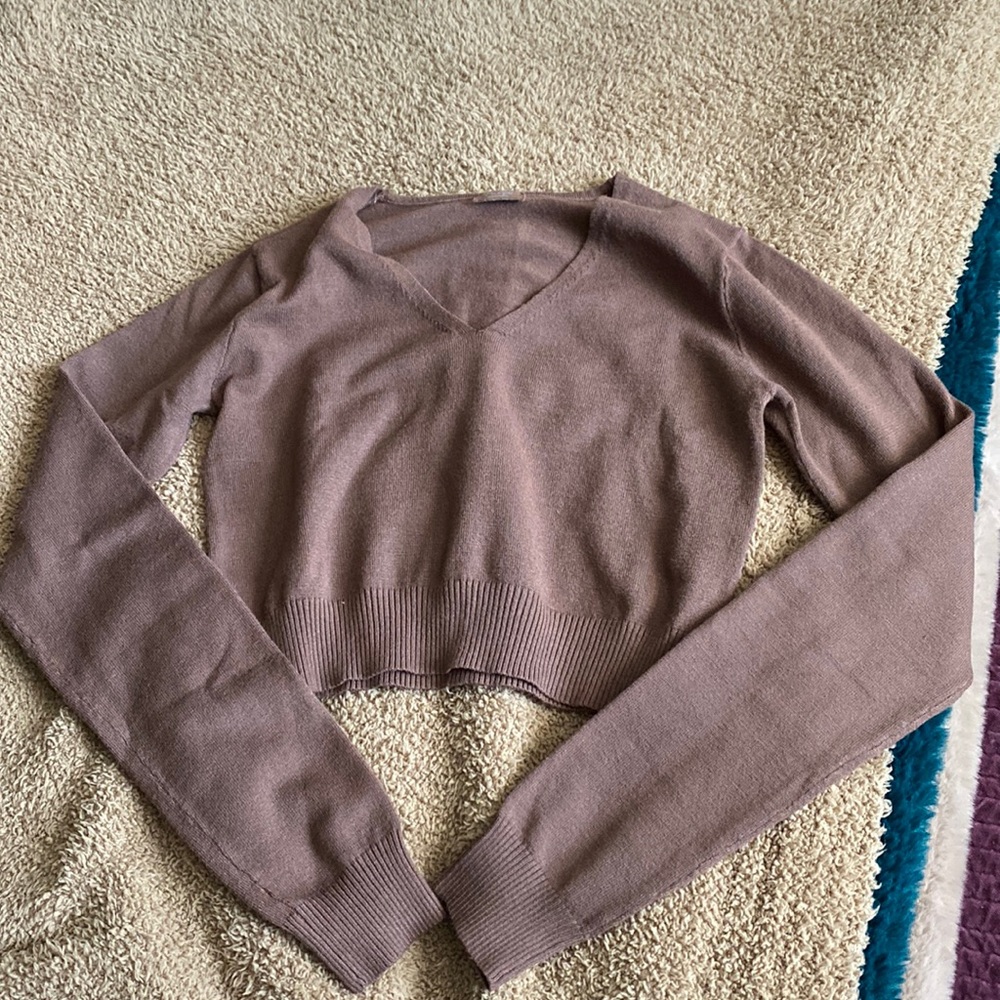 Brandy Melville John Galt Cropped Sweater